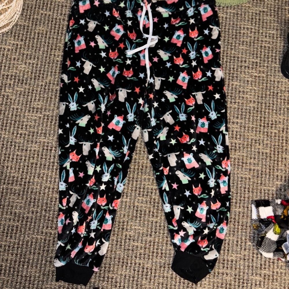 Colorful Animal Print Pajama Pants